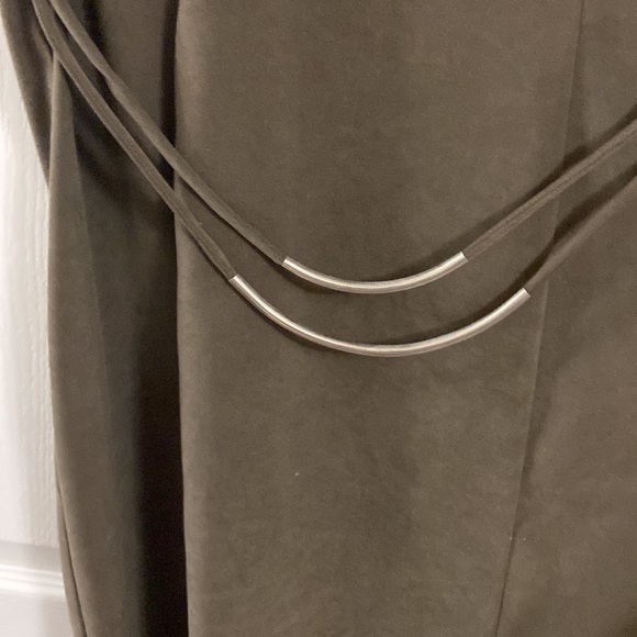 Vintage Jessica olive green dress in size 14. - Picture 2 of 5
